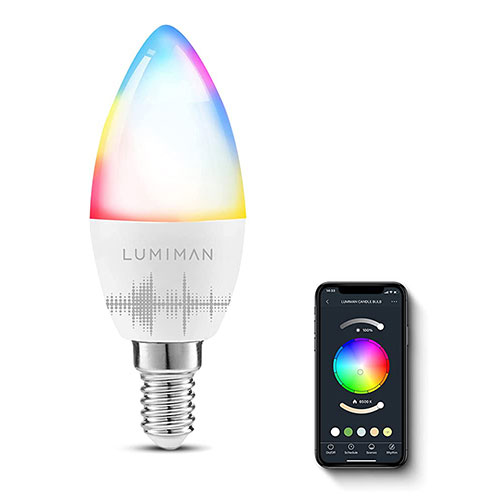 Lumiman WiFi Smart LED Colour Changing Bulb E14